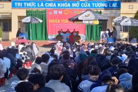 Phiên tòa giả định tuyên truyền, phổ biến, giáo dục pháp luật về an toàn giao thông tại huyện Kbang