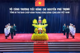 Truyền hình trực tiếp Lễ viếng Tổng Bí thư Nguyễn Phú Trọng