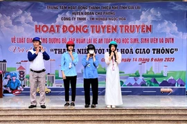 Chư Prông tuyên truyền “Thanh niên với văn hóa giao thông”