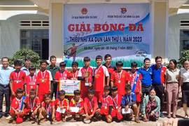 Chư Sê bế mạc Giải bóng đá thiếu nhi hè 2023