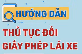 Giảm phí, lệ phí khi đổi giấy phép lái xe theo hình thức trực tuyến