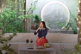 Trong video mừng năm mới, ca sĩ Mỹ Tâm để lộ biệt phủ rộng lớn