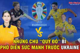 Những chú “Quỷ đỏ” Bỉ phô diễn sức mạnh trước Ukraine 