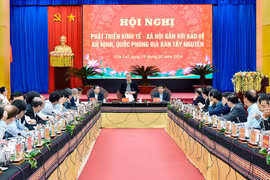 Tập trung phát triển kinh tế-xã hội gắn với bảo vệ an ninh, quốc phòng địa bàn Tây Nguyên