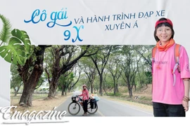 Cô gái 9X và hành trình đạp xe xuyên Á