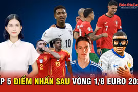 Tốp 5 điểm nhấn sau vòng 1/8 Euro 2024