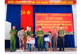 Ia Pa chung sức hỗ trợ làng đồng bào dân tộc thiểu số