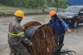 Bão Yagi làm đứt 7 tuyến cáp quang liên tỉnh