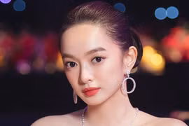 Kaity Nguyễn mặc gợi cảm, đeo trang sức kim cương đi sự kiện