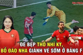 Đè bẹp Thổ Nhĩ Kỳ, Bồ Đào Nha giành vé sớm ở bảng F