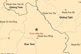 4 trận động đất tại Kon Tum, ở Gia Lai, Đà Nẵng, Quảng Nam cảm nhận nhà cửa rung lắc