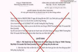Cảnh báo giả mạo Bộ Công thương phê duyệt dự án thanh toán xử lý đơn hàng online