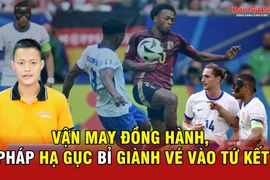 Vận may đồng hành, Pháp hạ gục Bỉ giành vé vào tứ kết