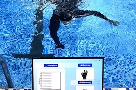 Dùng AI chế găng điện tử biến cử động tay thành tin nhắn