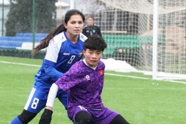 U20 nữ Việt Nam cầm hòa Uzbekistan dưới trời mưa tuyết