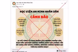 Cảnh báo giả mạo Học viện An ninh nhân dân hỗ trợ lấy lại tiền bị lừa