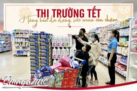 Thị trường Tết: Hàng hóa đa dạng, sức mua còn chậm