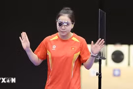 Olympic Paris 2024: Thu Vinh đứng hạng 7 nội dung bắn súng ngắn 25m