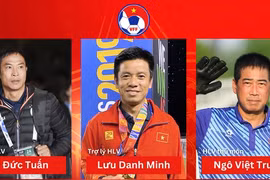 VFF chính thức công bố 3 'phó tướng' của HLV Kim Sang-sik, đội tuyển Việt Nam hùng hậu