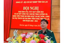 Bộ Chỉ huy Bộ đội Biên phòng giao ban công tác Đảng, công tác chính trị