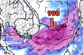 Nam Biển Đông có gió giật cấp 7, bão có thể hình thành sớm