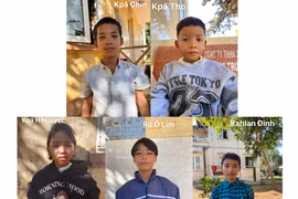 Trung tâm Bảo trợ Xã hội tổng hợp Gia Lai tìm thân nhân của 5 trẻ lang thang