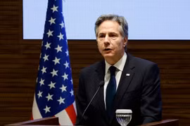 Ngoại trưởng Mỹ trở lại Trung Đông thúc đẩy kế hoạch ngừng bắn cho Gaza 
