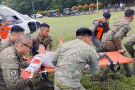 Số nạn nhân thiệt mạng do lở đất tại Philippines tăng lên 37 người