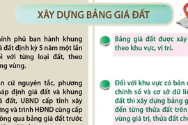 Ban hành bảng giá đất hằng năm từ ngày 1/1/2026