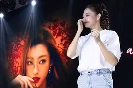 Hoa hậu Lương Thùy Linh bật khóc tại buổi họp fan