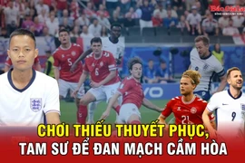 Chơi thiếu thuyết phục, Tam Sư để Đan Mạch cầm hòa