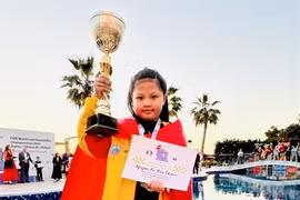 Nguyễn Vũ Bảo Châu giành HCV Giải Vô địch cờ Chớp thiếu niên thế giới 2024