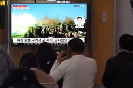 Hàn Quốc nói Triều Tiên liên tiếp tập trận bắn đạn thật ven biển phía tây