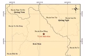 Kon Tum: Xảy ra trận động đất có độ lớn 4.1 tại huyện Kon Plông