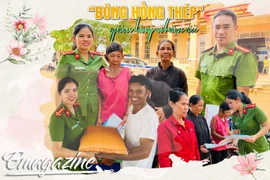 “Bông hồng thép” giàu lòng nhân ái