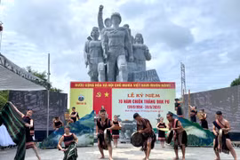 Tổng duyệt Lễ kỷ niệm 70 năm chiến thắng Đak Pơ 