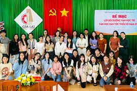 Lớp bồi dưỡng Văn học trẻ-Văn học dân tộc thiểu số năm 2024 thu nhận 76 tác phẩm cuối khóa 