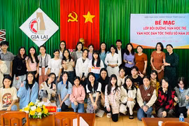 Lớp bồi dưỡng Văn học trẻ-Văn học dân tộc thiểu số năm 2024 thu nhận 76 tác phẩm cuối khóa 