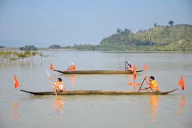 Gia Lai: 39 đội thi sẽ tham gia Hội đua thuyền Độc mộc trên sông Pô Cô