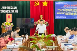 Gia Lai: Nghiệm thu 12 nhiệm vụ khoa học-công nghệ cấp tỉnh