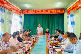 Phó Bí thư Tỉnh ủy Rah Lan Chung: Chư Krêy cần đoàn kết, thống nhất và nâng cao đời sống người dân