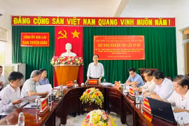 Nghiệm thu cấp cơ sở đề tài “Thực trạng và giải pháp xây dựng lực lượng nòng cốt tuyên truyền miệng ở cơ sở trên địa bàn tỉnh Gia Lai”