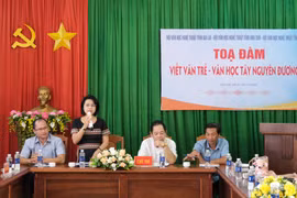 Tọa đàm “Viết văn trẻ-Văn học Tây Nguyên đương đại”