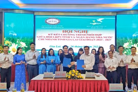 Hội LHPN tỉnh và Ngân hàng Nhà nước chi nhánh Gia Lai ký kết quy chế phối hợp