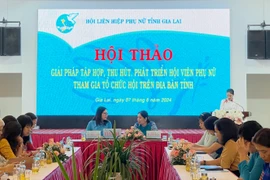 Gia Lai: Bàn giải pháp thu hút hội viên phụ nữ tham gia tổ chức Hội Phụ nữ