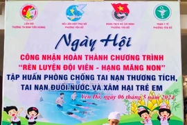 Pleiku: 200 học sinh được trang bị kỹ năng phòng-chống đuối nước