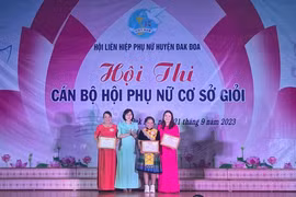 Chủ tịch Hội LHPN xã Ia Pết giành giải nhất hội thi cán bộ hội phụ nữ cơ sở giỏi