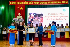 Gia Lai có 6 Chủ tịch Hội phụ nữ cơ sở giỏi được biểu dương toàn quốc