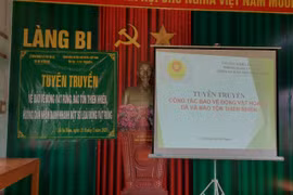 Tuyên truyền bảo vệ động vật rừng và bảo tồn thiên nhiên