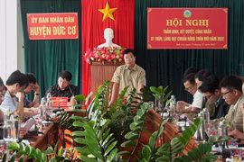 Thẩm định, xét duyệt, công nhận 7 thôn, làng đạt chuẩn nông thôn mới năm 2022